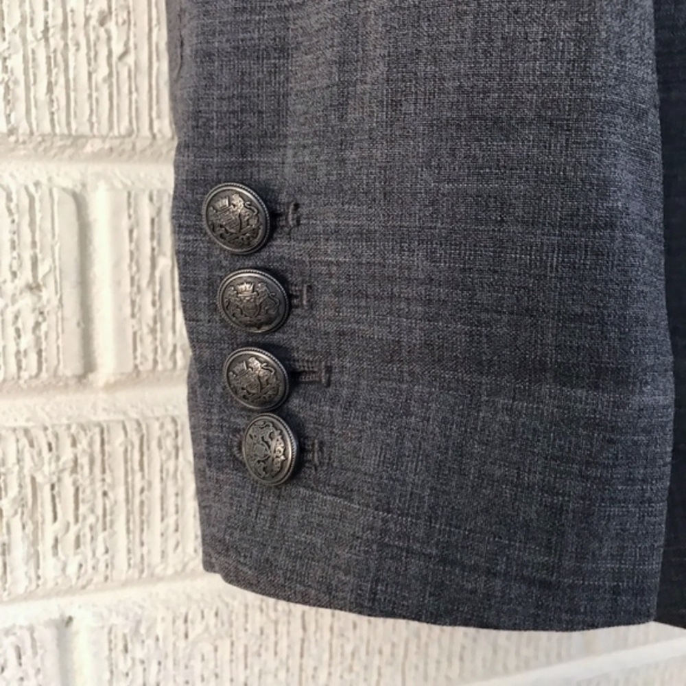 Aritzia Talula Exeter Gray Wool Blazer - Size 4 - Picture 3 of 7